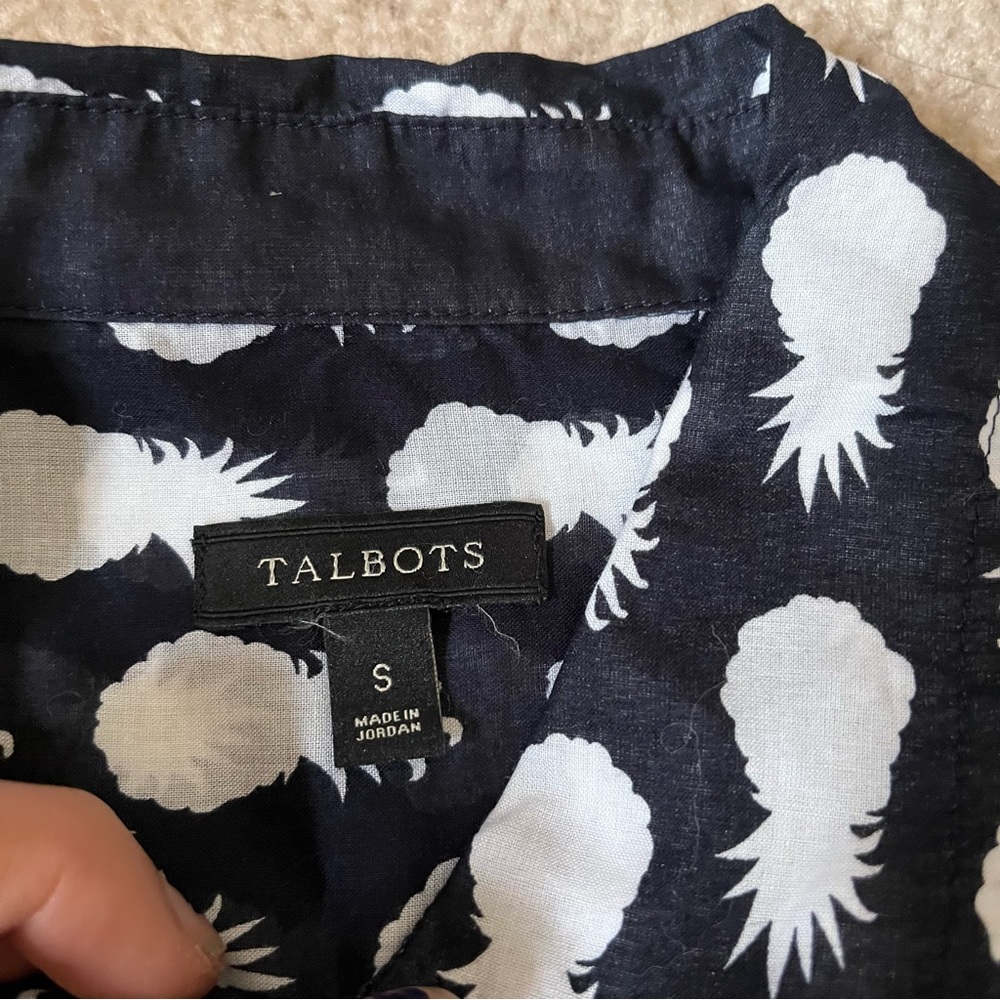 Talbots Pineapple Button Down - image 3